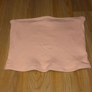 5.Pink Hollister tube top